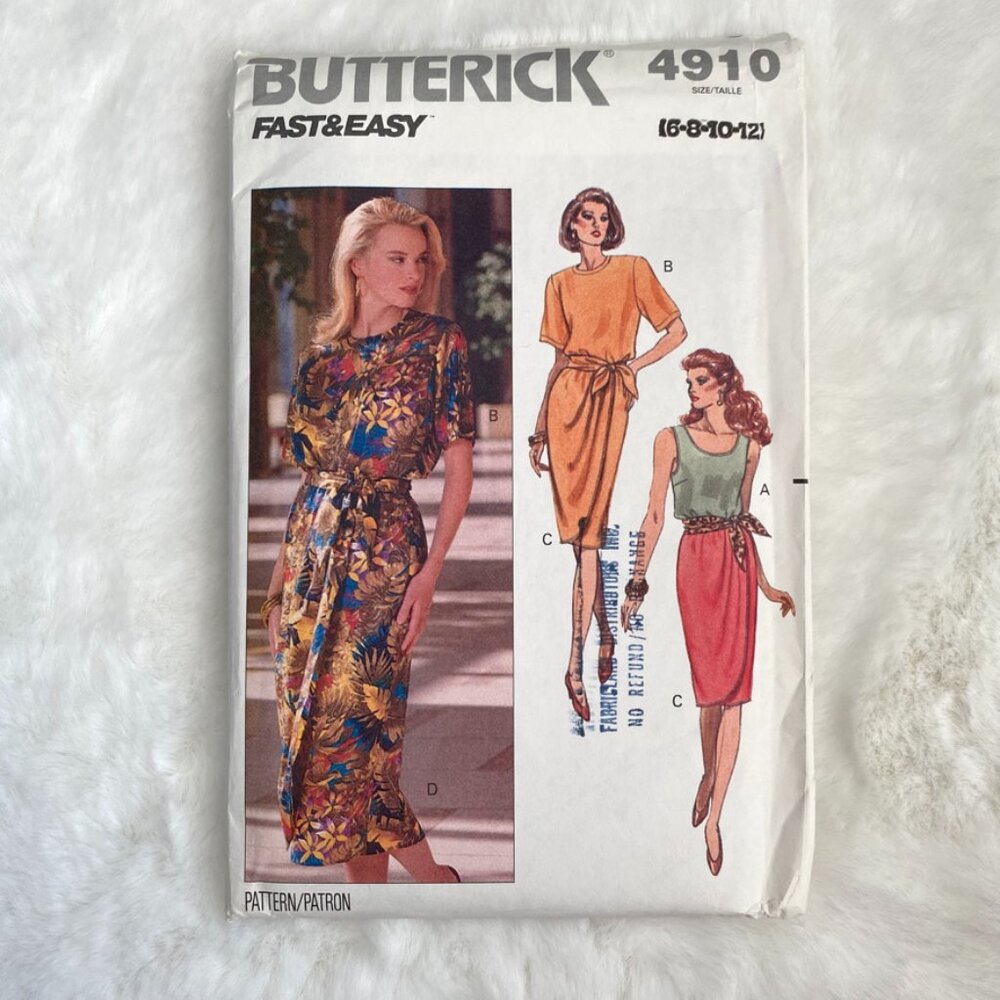 Butterick Fast & Easy Sewing Pattern
